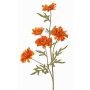 Branche artificielle Chrysanthème PRUDENCE, collection écologique, orange-jaune, 75cm, Ø5-6,5cm