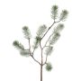 Branche artificielle Sapin LUMVOR, givré, blanc, 55cm