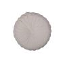 Coussin rond / Pouf BELLONA, ivoire, 10x60cm