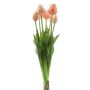 Bouquet de tulipes décoratives LONA, pêche-orange, 45cm, Ø20cm