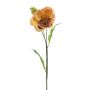 Coquelicot artificiel EDESSA, pêche-orange, 80cm, Ø11cm