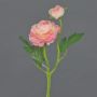 Renoncule en plastique LIOFA, rose-crème, 35cm, Ø8cm