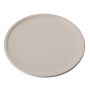 Sous-bougie rond en métal EMMELINE, couleur boue, Ø12cm