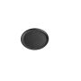 Sous-bougie rond en métal EMMELINE, noir, Ø15cm
