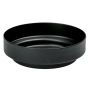 Bougeoir en métal FLORIDUS, pour bougies jusqu'à Ø8cm, noir, 3,5cm, Ø10cm