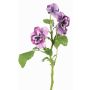 Branche artificielle Pensée SIANIE, violet-bleu-blanc, 35cm, Ø5-6,5cm