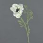 Anémone décorative OKAPI, blanc, 55cm, Ø10cm