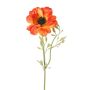 Anémone décorative OKAPI, orange, 55cm, Ø10cm
