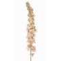Bougie artificielle en velours UCHANA, beige-or, 110cm, Ø7cm