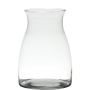 Vase à fleurs en verre MAISIE, transparent, 20cm, Ø14cm