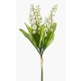 Bouquet de muguets artificiels LEGOL, blanc, 35cm