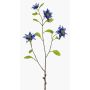Branche décorative de clématite RUHNA, bleue, 75 cm