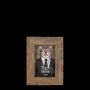 Cadre photo en bois imprimé ESKIL, marron, 15x10x2cm