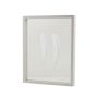Cadre double vitrage en bois NIELAS, blanc, 35x27,5x5cm