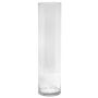 Vase cylindrique en verre SANSA OCEAN, transparent, 60cm, Ø14,9cm