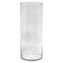 Vase cylindrique en verre SANSA OCEAN, transparent, 50cm, Ø20cm