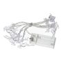 Guirlande lumineuse CASSATA avec 10 rennes LED, piles, 90cm