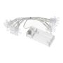 Guirlande lumineuse CASSATA avec 10 flocons de neige LED, piles, 90cm