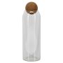 Bocal de conservation SEGGY avec boule en liège, transparent, 29cm, Ø9cm