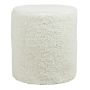 Tabouret Teddy MILLE, blanc, 45cm, Ø40cm