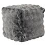 Tabouret Teddy SVAVA, effet bulles, gris, 40x40x45cm