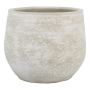Cache-pot en ciment ASIALY avec veinures, gris clair, 31 cm, Ø 36 cm