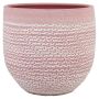 Pot en céramique DOMANO, moucheté, rose, 32 cm, Ø 35 cm