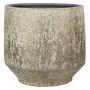 Pot en céramique ENOVA à veines, or, 27cm, Ø29cm