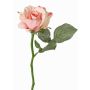 Rose artificielle ELLI, rose, 30cm, Ø6,5cm