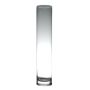 Vase d’ornement cylindrique en verre SANSA EARTH, transparent, 30cm, Ø6cm