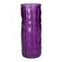 Vase décoratif en verre ANJANKA, lilas foncé, 25cm, Ø9,5cm
