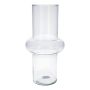 Vase décoratif ELSABEA, verre recyclé, transparent, 31cm, Ø15,1cm