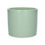 Pot d’ornement en céramique FERDINANTA à motifs, vert menthe mat, 12,3cm, Ø13,5cm