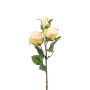 Branche artificielle de rosier FREYDE, crème, 45 cm, Ø 4-5 cm