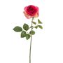 Rose artificielle BRUNETTE, rose-vert, 70 cm, Ø 11 cm