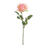 Rose artificielle BRUNETTE, rose-crème, 70 cm, Ø 11 cm