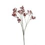 Gypsophile artificiel LITAGO, rouge bordeaux, 70cm, Ø1,5cm