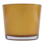 Pot décoratif en verre ALENA METALLIC, doré métallisé, 11cm, Ø11,5cm