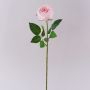 Rose chou artificielle MARNUK, rose clair, 60 cm, Ø 9 cm