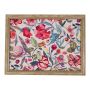 Plateau d'appui BJARKA, motif Fleurs, multicolore, 43x33x7cm