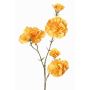 Branche d'œillet synthétique STURYN, jaune, 55cm, Ø2,5-6cm