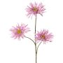 Branche artificielle de chrysanthème LASDIM, violette, 75 cm, Ø 11 cm
