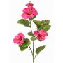 Rameau décoratif d'hibiscus TELSIMA avec fleurs, fuchsia, 80cm