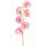 Fleur synthétique Lathyrus WAHNY, rose-blanc-vert, 45cm, Ø5,5cm