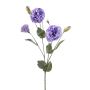 Fleur synthétique Lisianthus RENARA, lilas, 75cm