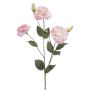 Fleur synthétique Lisianthus RENARA, rose-crème, 75cm
