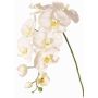 Branche décorative d'orchidée Phalaenopsis WESA, blanche, 90 cm, Ø 11-12,5 cm