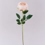 Fleur en plastique Rose CHERLEN, rose pâle, 60cm, Ø10cm