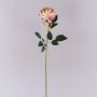Fleur en plastique Rose CHERLEN, rose-crème, 60cm, Ø10cm