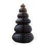 Grand sapin de Noël en papier bleu TOFA, 130cm